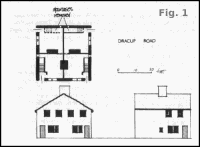 Plan of back-to-back houses in Dracup Road, Great Horton